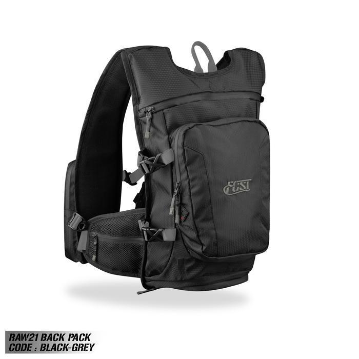 Promo Firecast Backpack | Tas Motor Cross | Tas Pancing | Tas Joran | Firecast Raw21 - BLACK RED, RA