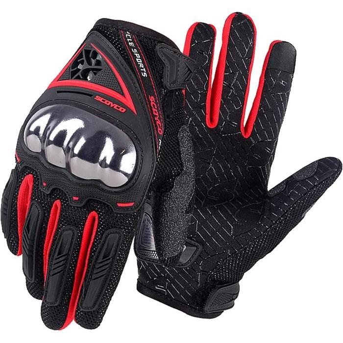 Scoyco MC44 Gloves Sarung Tangan Motor Scoyco MC44 - RED M