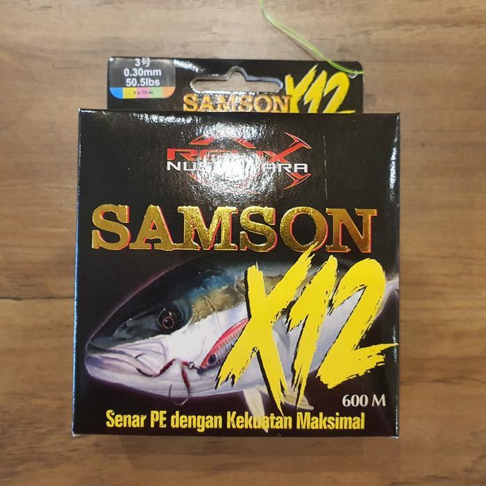 Senar PE Samson X12 Pe 3 600m Relix Nusantara