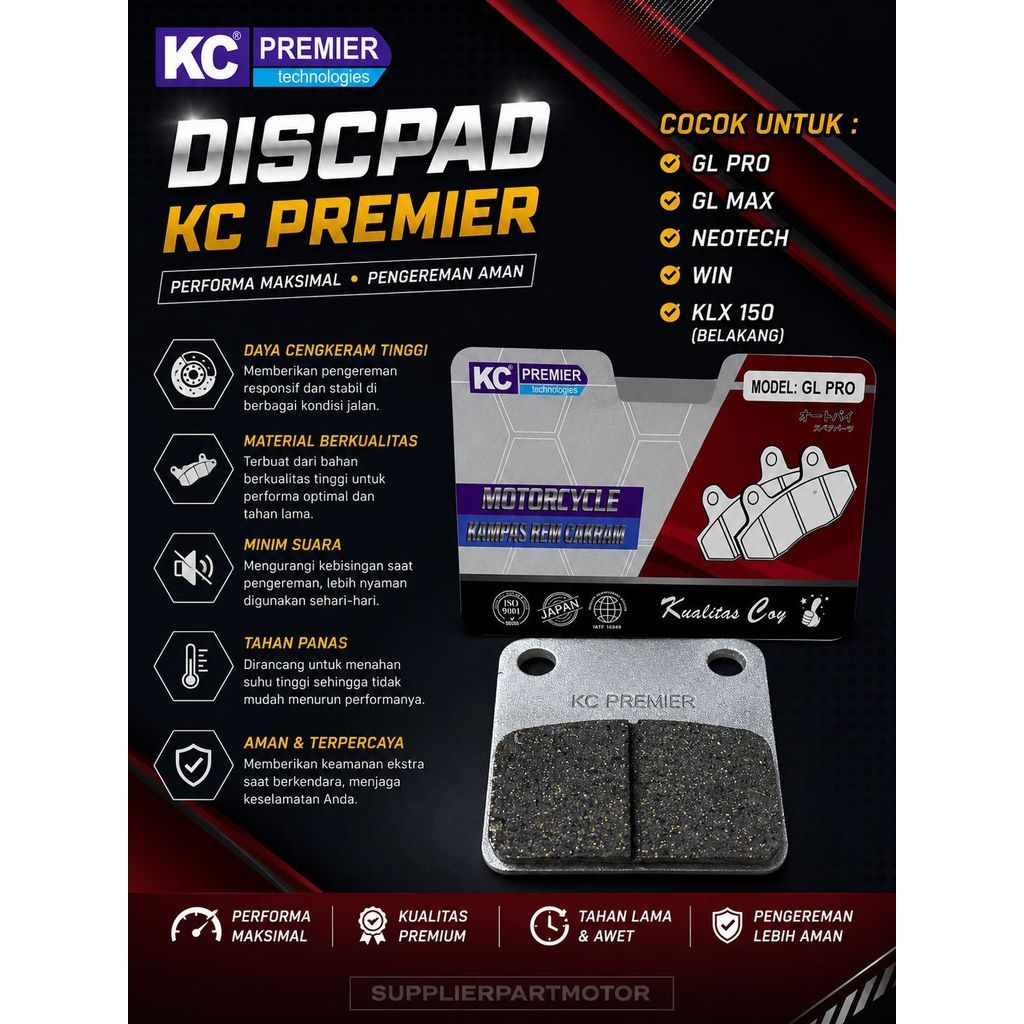 DISPAD DEPAN GL PRO KAMPAS REM DEPAN GL PRO A SUPER
