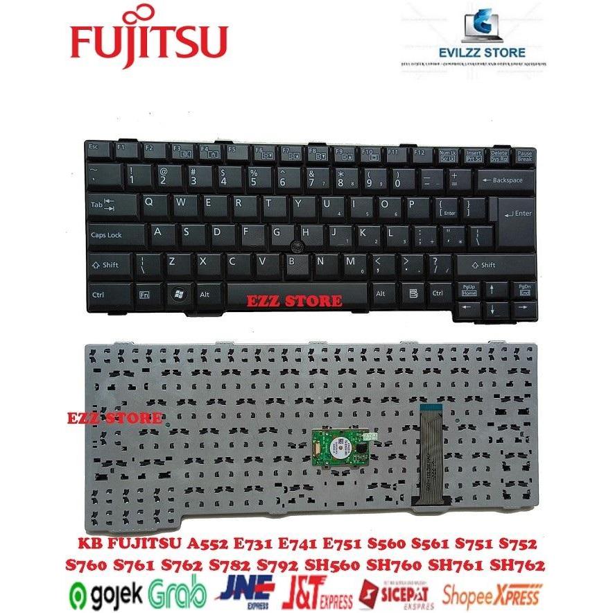 KEYBOARD FUJITSU LIFEBOOK A552 E731 E741 E751 E752 E781 S560 S561 S751 S752 S760 S761 S762 S781 S782