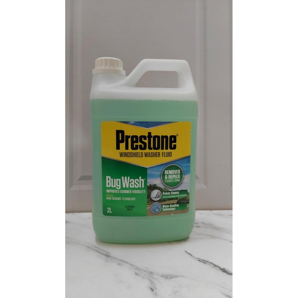 Air Cairan Wiper Windshield Washer Fluid Kaca Bug Prestone 2 Liter