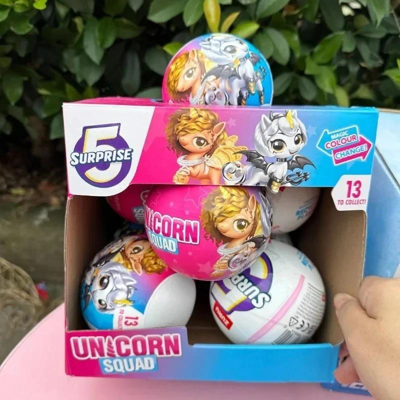 5 Surprise Ball Mini Brands Unicorn Squad Blind Box Capsule Toy Fashion Surprise Ball Anime Figure C