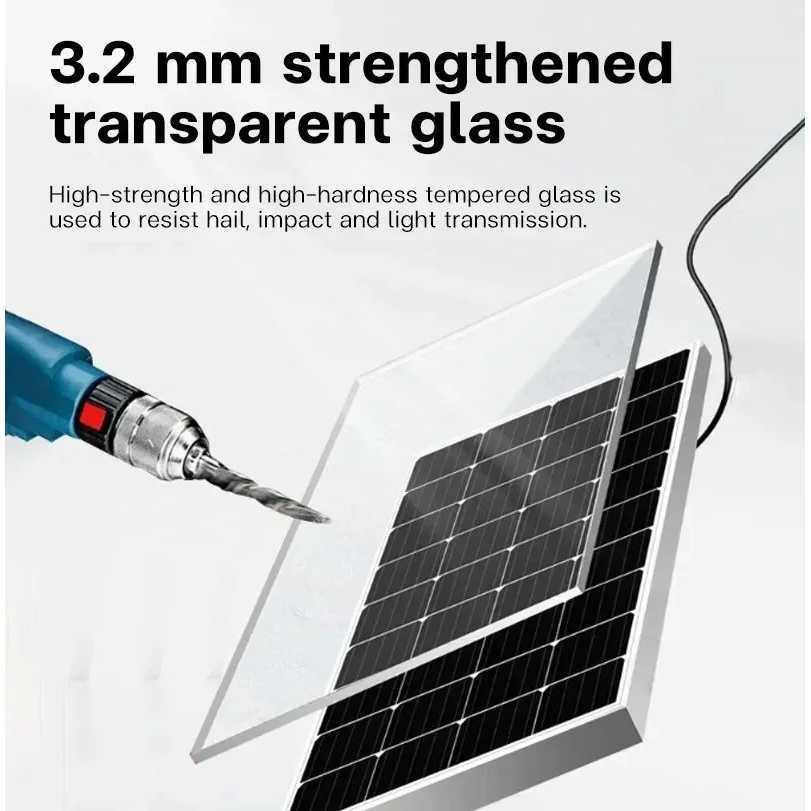 SUNYIMA Solar Panel Polycrystalline 33cm 18V 10W with Controller - SN20