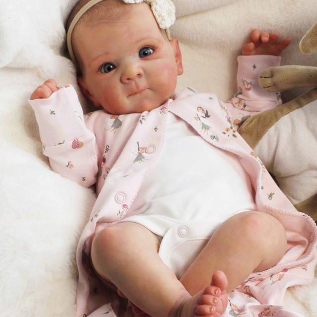 19in Lifelike Reborn Baby Doll Soft Tou Realistic Vinyl Full Body Girl Bettie Newborn Collectible Li
