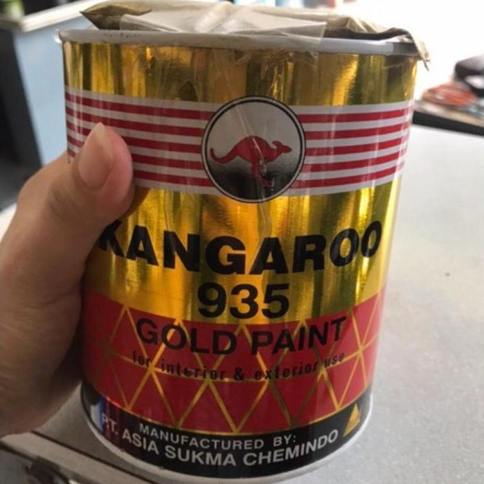 Bronze Emas Kangaroo 1 Kg. Cat Pagar Warna Emas #Gratisongkir