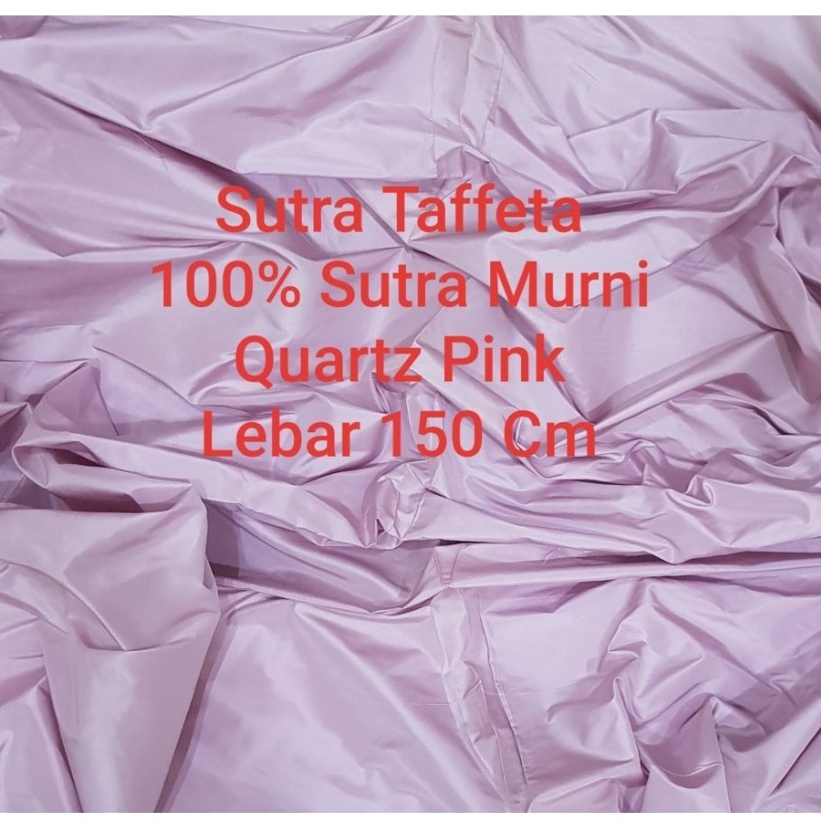 Kain Sutra Taffeta Kain Sutra Asli Lebar 150 Cm