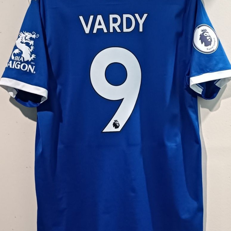 JERSEY LEICESTER CITY HOME 2022-23 SIZE L JAMIE VARDY 9