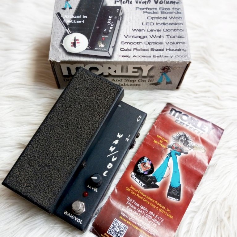 Morley Mini Wah Volume pedal efek gitar bass