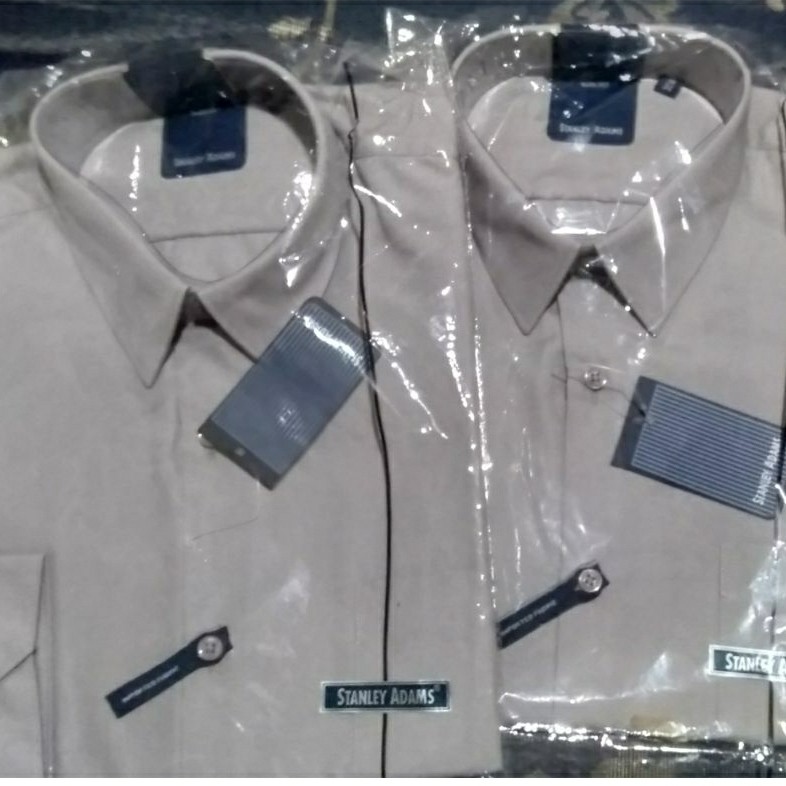 Kemeja formal lengan panjang Stanley Adams