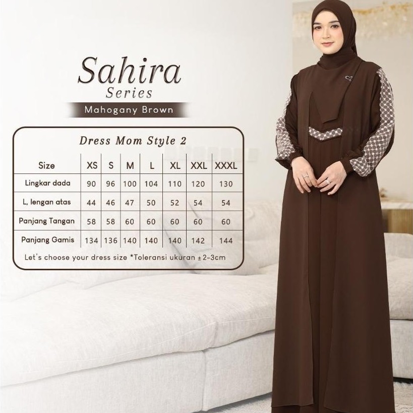 LIMITED SARIMBIT SAHIRA (MAHOGANY BROWN) BY SALVINA HIJAB | SARIMBIT SALVINA | SARIMBIT 2026