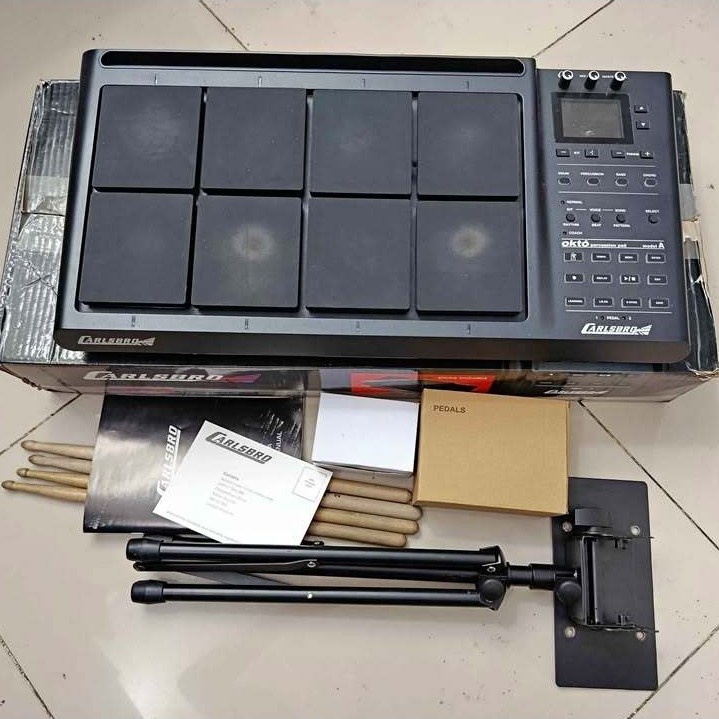 CARLSBRO OKTO A Drum Pad & Perkusi - Pad Perkusi Drum Elektrik Second Bekas Fullset