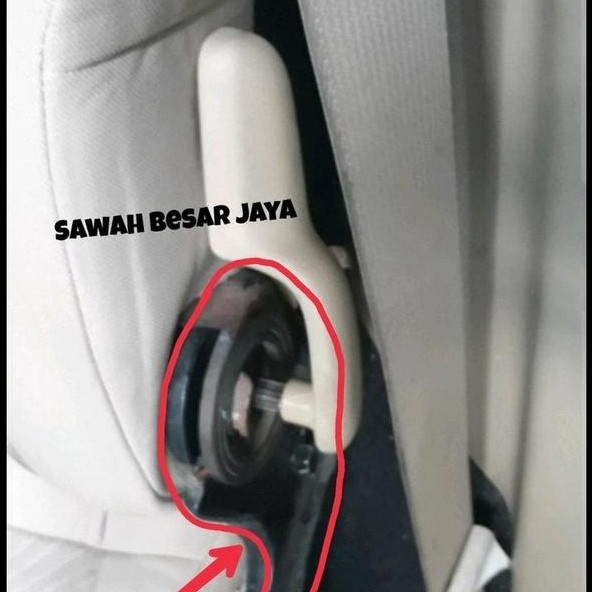 TERLARIS PLASTIK COVER TUTUP RECLINING HANDLE HANDEL KURSI BANGKU JOK BARIS TENGAH KEDUA HONDA MOBIL