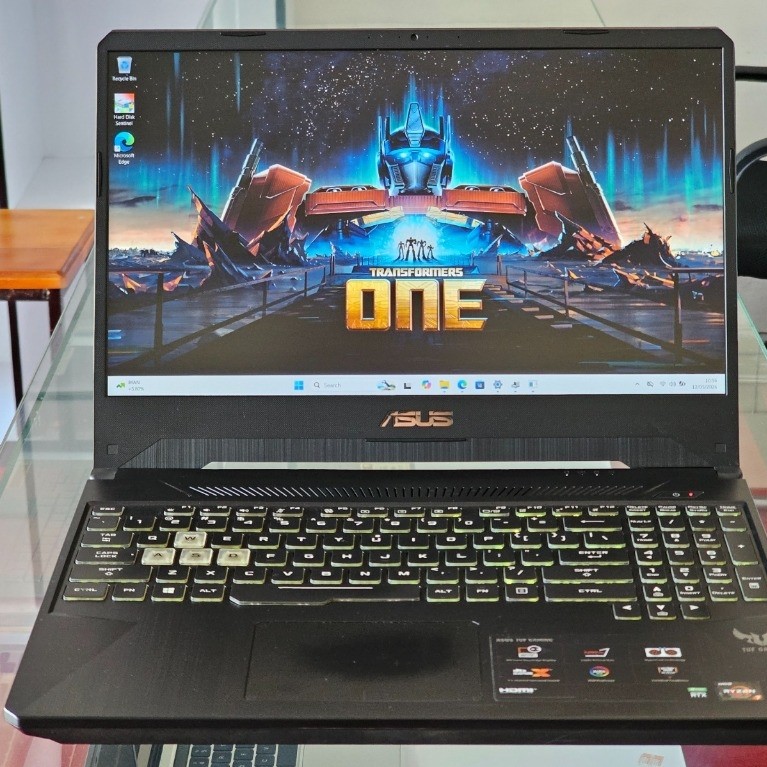 ASUS TUF FX505DV AMD Ryzen 7 3750H Ram 8 GB SSD 512 GB Nvidia RTX 2060 120 Hz RGB Gaming dan Desain 