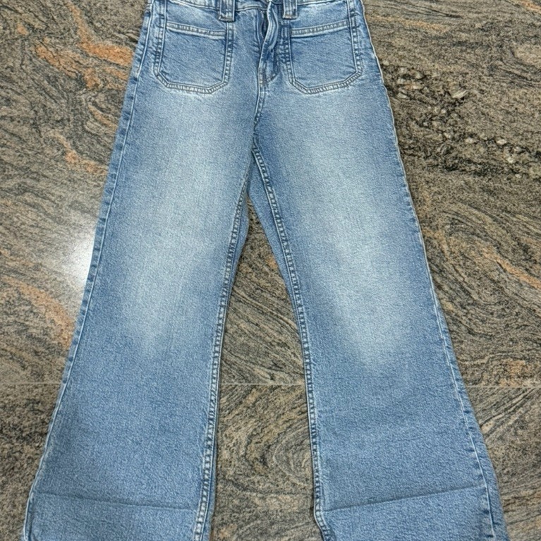 Zara Kids light blue flare jeans