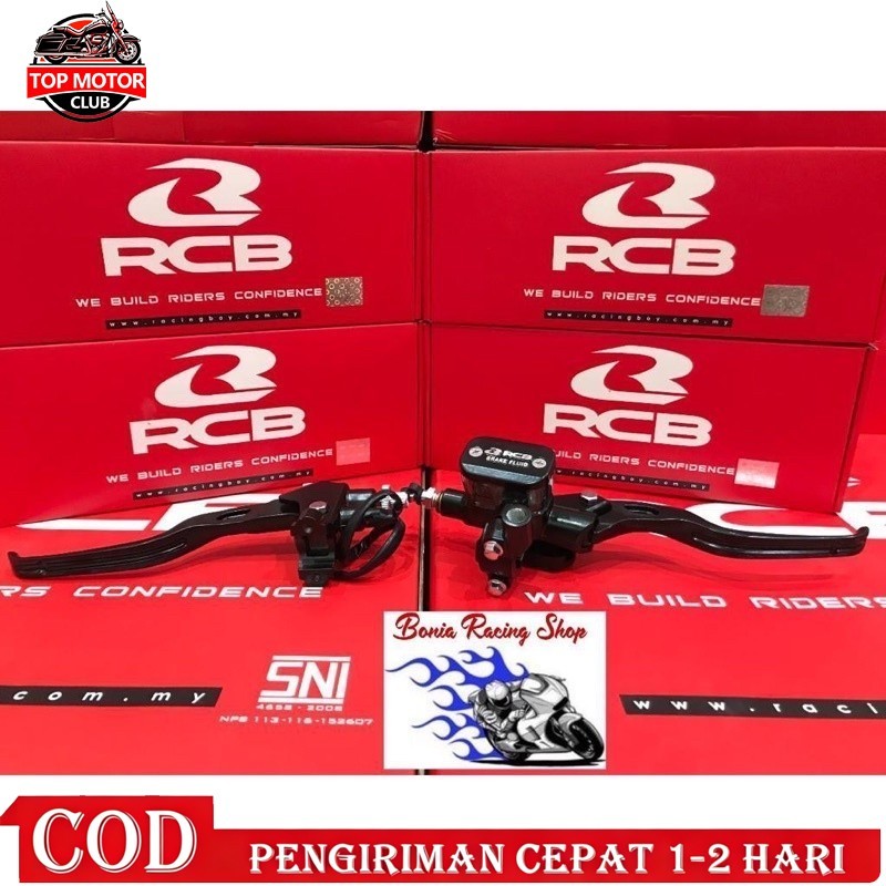 RCB Paket Master Rem E-3 Kotak 12.7MM/14MM Dan Kopling RCB E-2 (bisa diaplikasikan ke motor matic)
