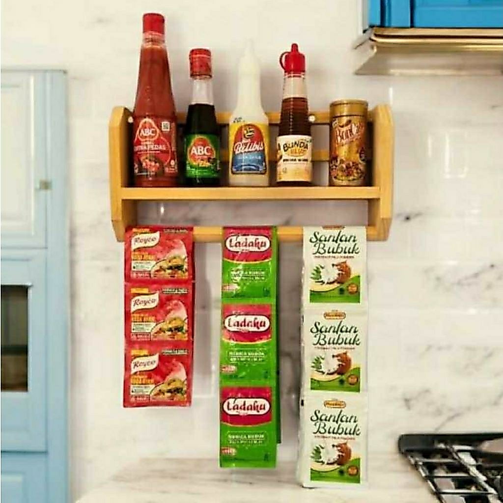 Rak Bumbu Dapur Dan Gantungan Bumbu sachet
