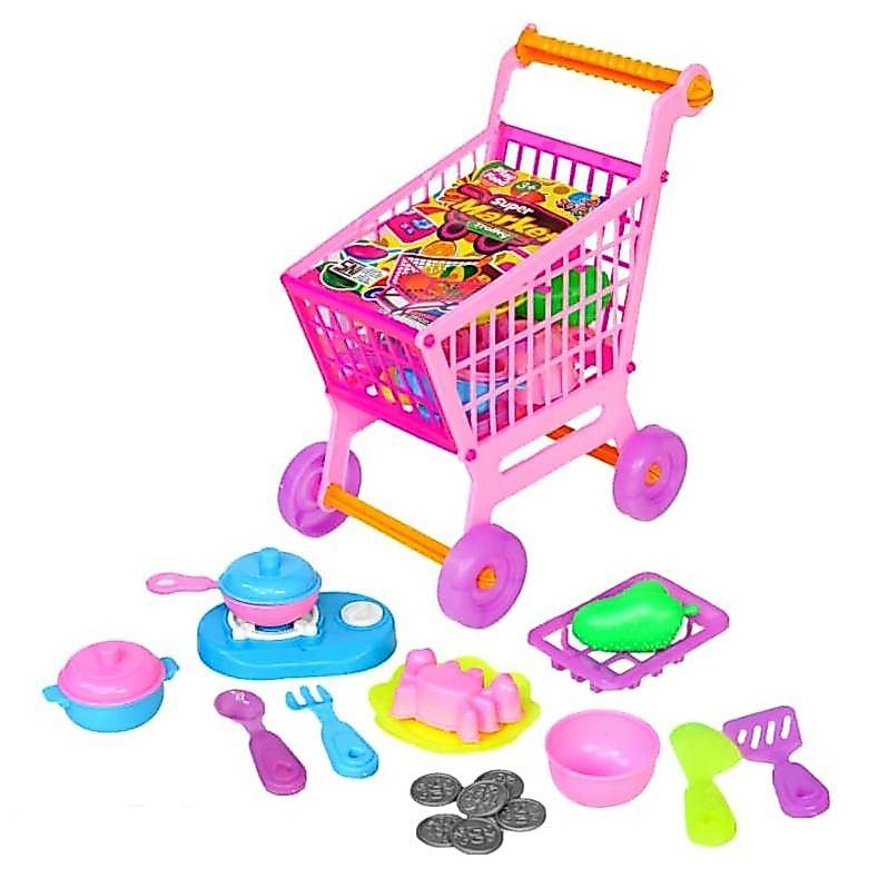 Mainan Anak Troli Belanja Mini Supermarket Trolley ST 306
