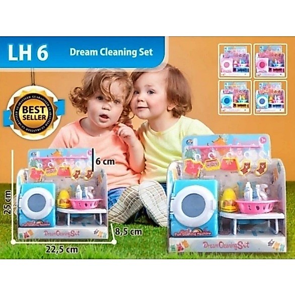 Promo Sunwaystore - Mainan Mesin Cuci Baju Anak Perempuan / Mainan Mainan Laundry Mesin Cuci Mini /