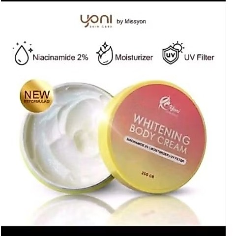 WHITENING BODY CREAM yoni skincare