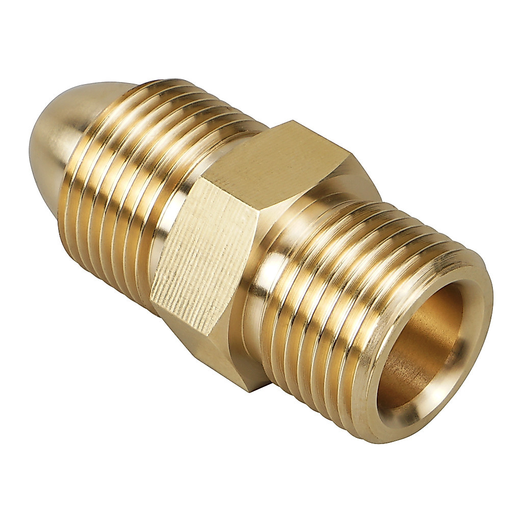 CGA580 CYLINDER ADAPTER CONVERT G5/8-14 TO CGA580 FOR CGA580 NITROGEN TANKS SHOCK NITROGEN CYLINDER