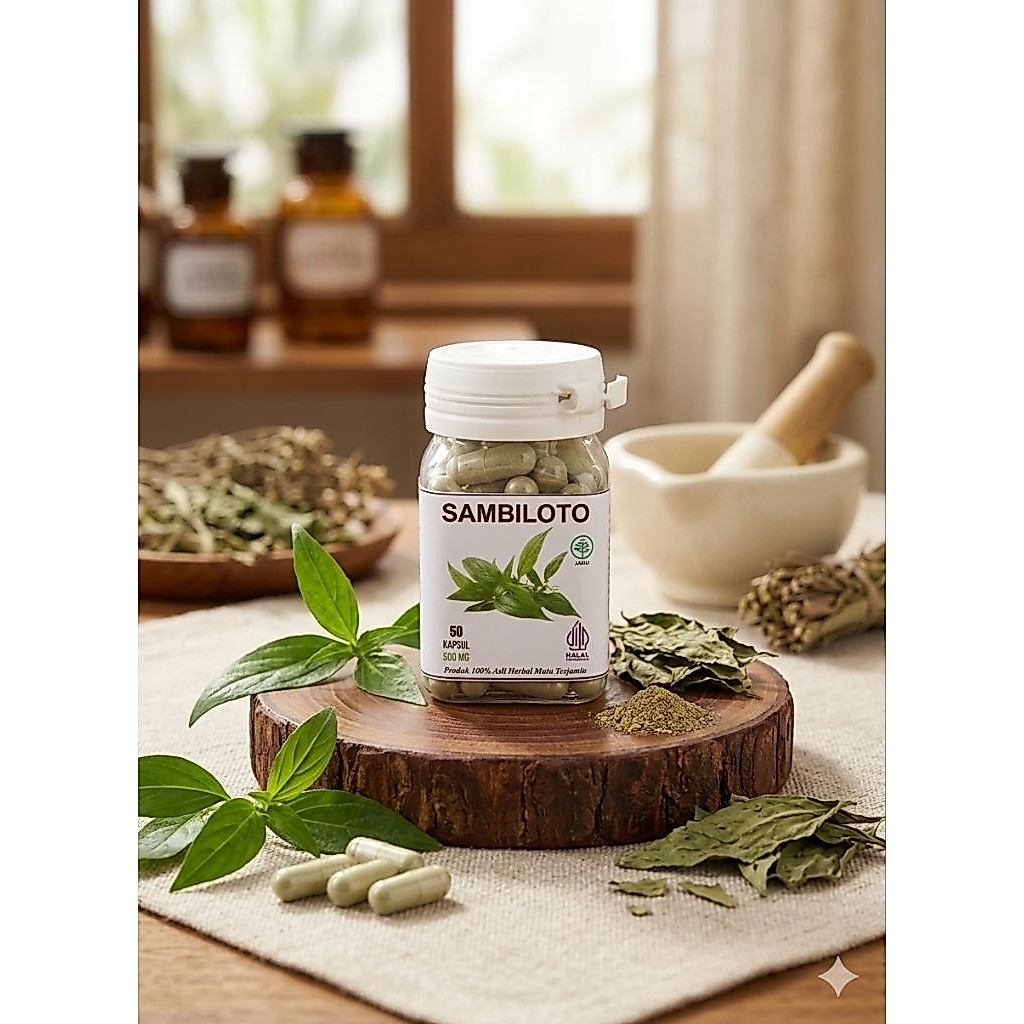 Kapsul SAMBILOTO original herbal