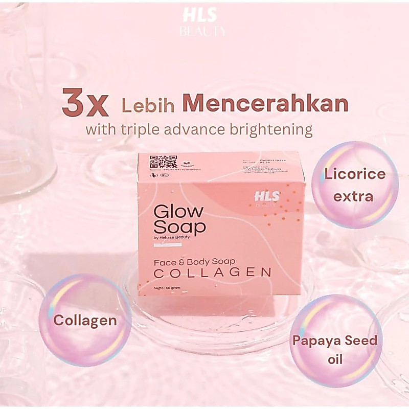 Glow Soap Collagen Heloise Beauty 60gr