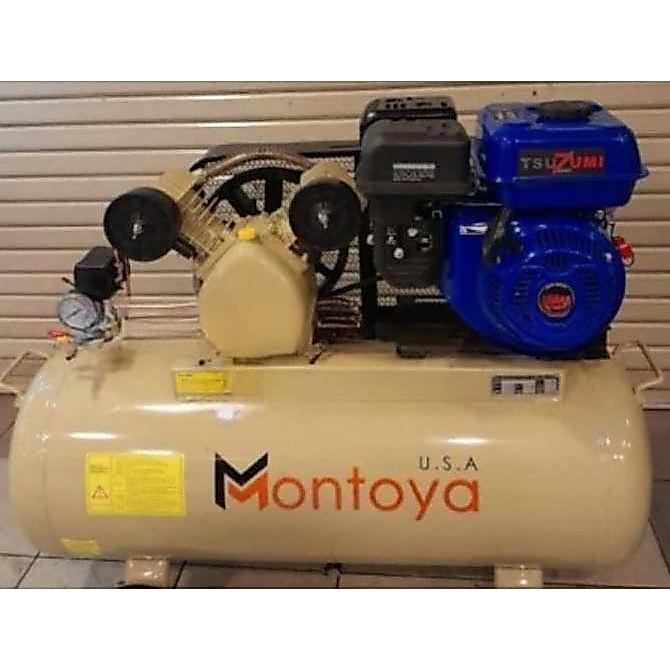 Kompresor Bensin 2 Hp Montoya + Engine Bensin Tsuzumi TX200 (TERBAIK) (TERBARU) (TERMURAH)