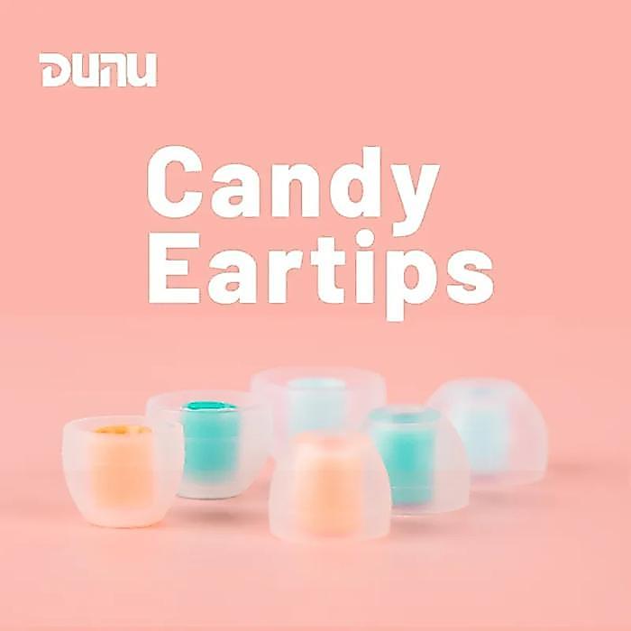 Dunu Candy Flexible Silicone Eartips Comfort Secure Grip Iem & Tws Terbaik