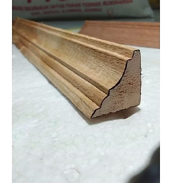 list profil kayu siku 4cm 2 meter 200cm lis plafon pigora kerajinan dekorasi rumah