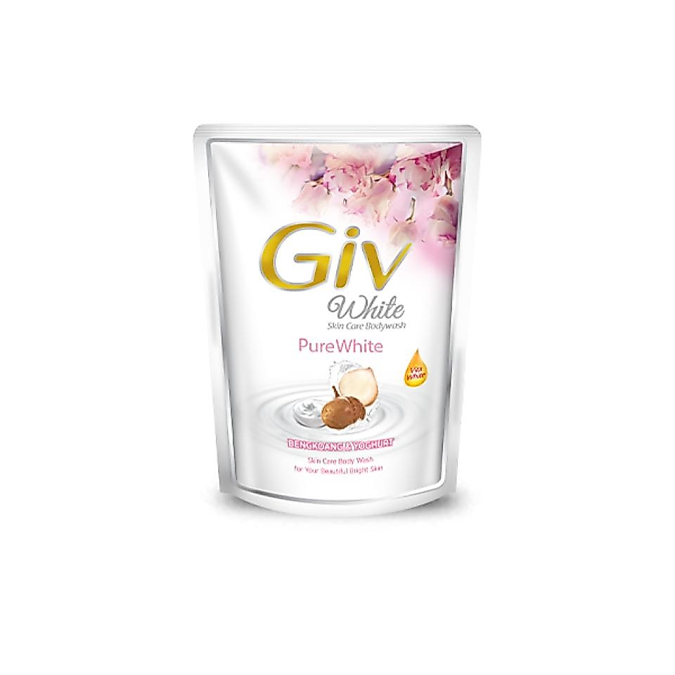 Giv White Sabun Mandi Cair Bengkoang Pouch 400 ml - Gambar 3