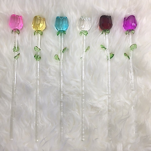 Bunga Tulip Kristal 1 set