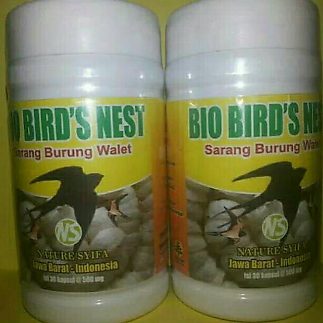 HERBAL SARANG BURUNG WALET KAPSUL BIOBIRDSNEST DIET KECERDASAN IBU HAMIL MENYUSUI KESUBURAN