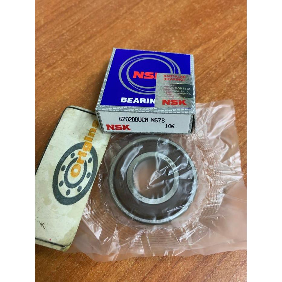 BEARING 6202 2RS NSK ASLI POLAND 6202LLU 6202DDU - NSK JAPAN