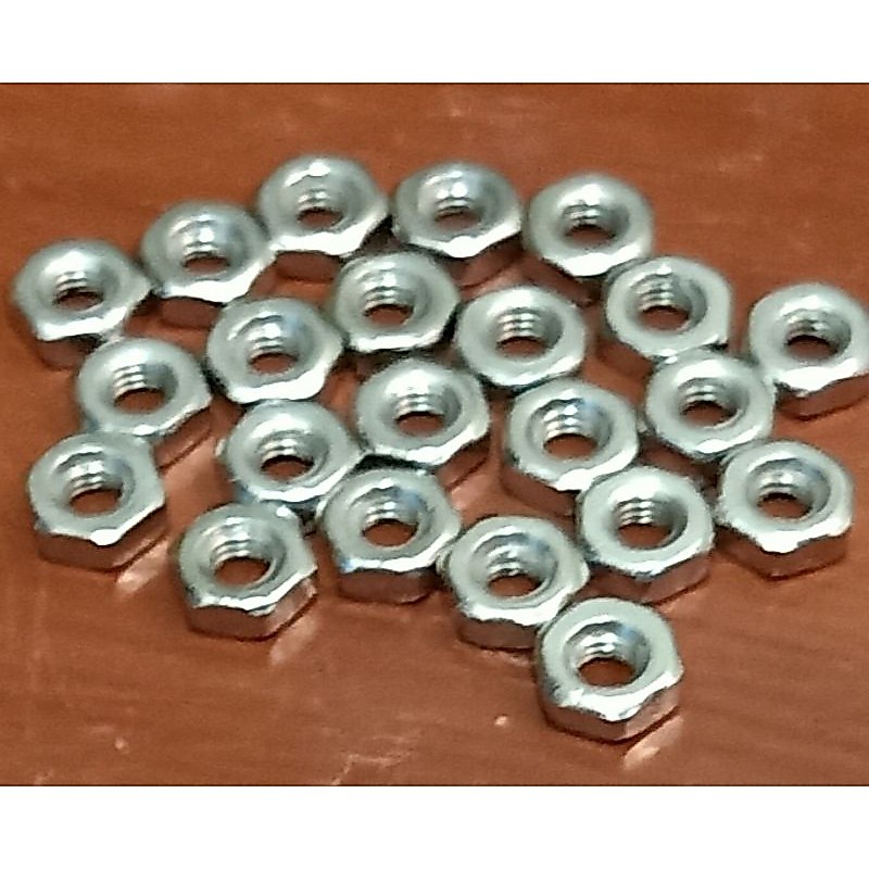 Mur M2.5 2.5mm untuk baut M2.5 RC MN WPL