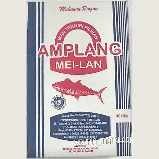Amplang Meilan Kotak 1Kg