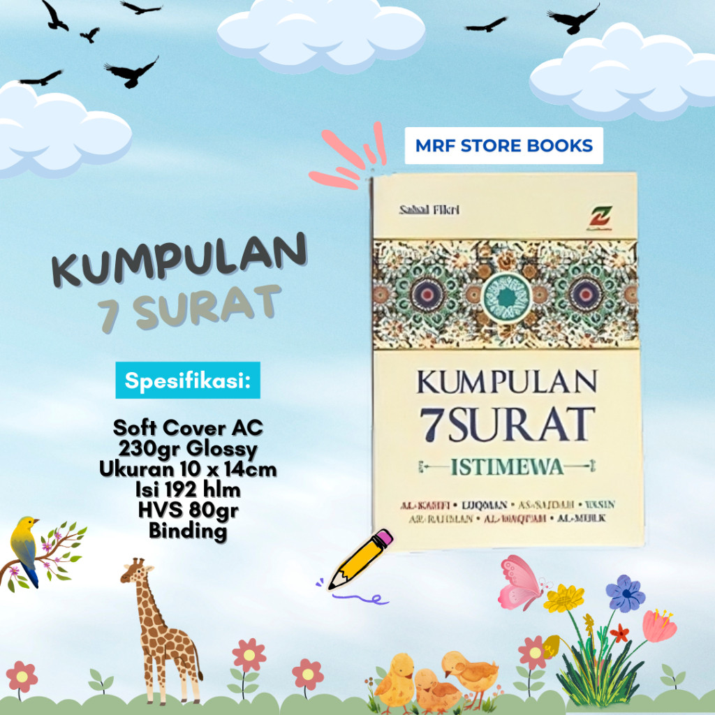 buku kumpulan 7 surat surah istimewa pendek al mulk yasin fadilah dan tahlil lengkap Terjemah