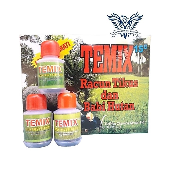 Racun Tikus Temix Botol 15 Gr Themix Original Themik Botol Racun Tikus Babi Hutan Celeng Monyet Ampu