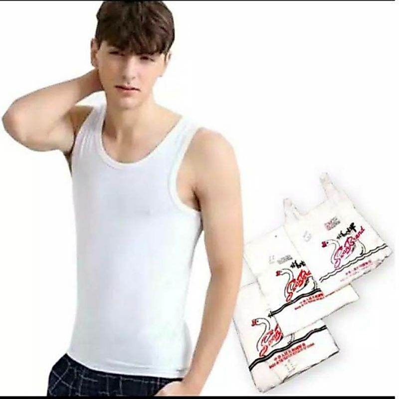 SINGLET SWAN BRAND PRIA DEWASA TERMURAH/SINGLET PRIA MERK ANGSA /KAOS DALAM SWAN BRAND