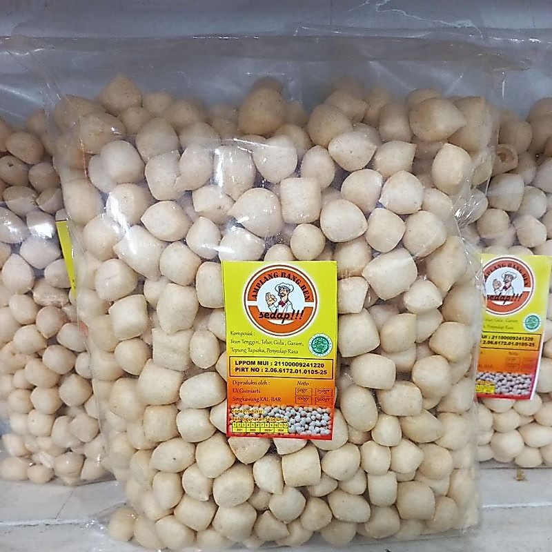 Amplang Ikan Tenggiri Merek Bang Ben Oleh-oleh Khas Singkawang KAL-BAR 500gram
