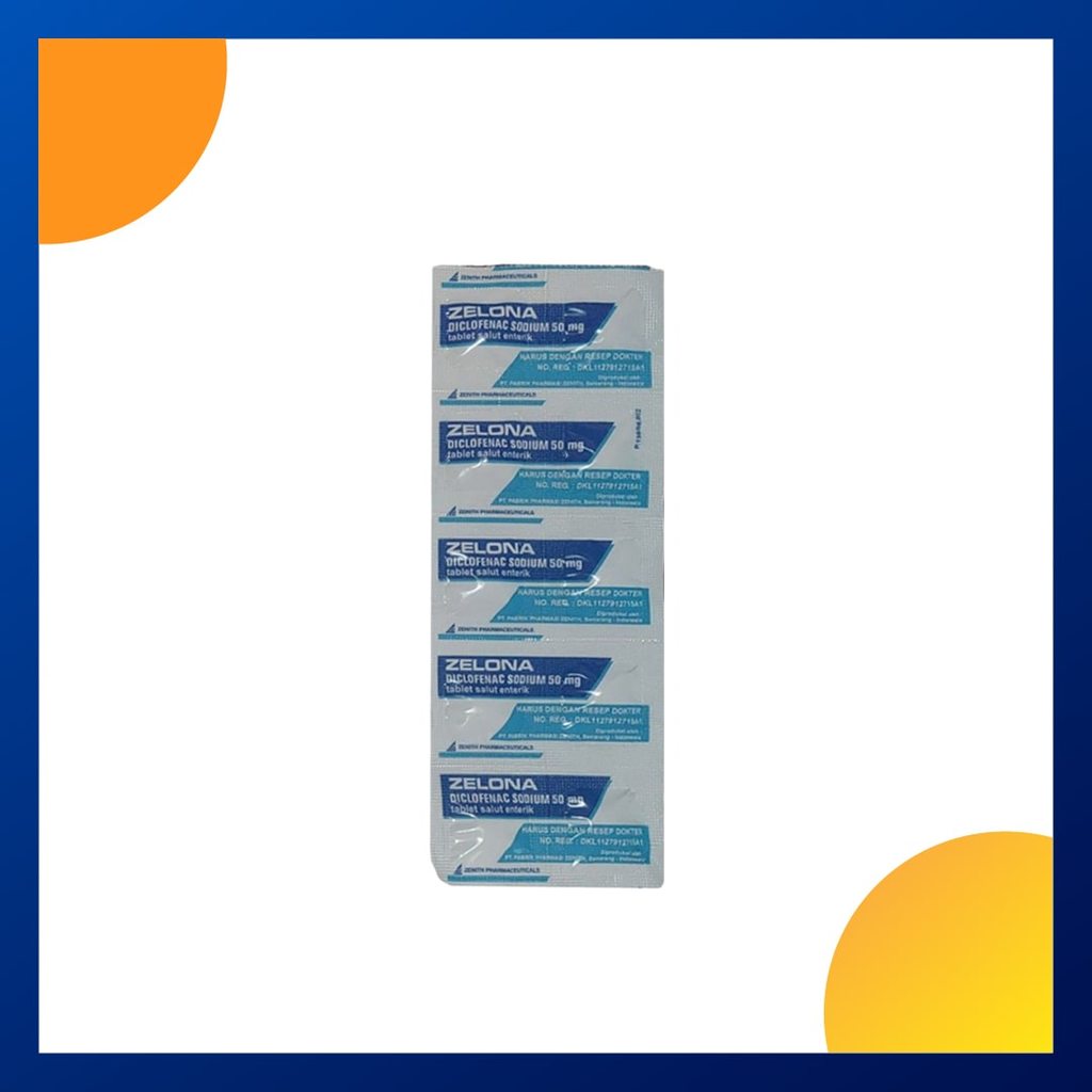 ZELONA 50 MG 1 STRIP @ 10 TABLET SALUT ENTERIK
