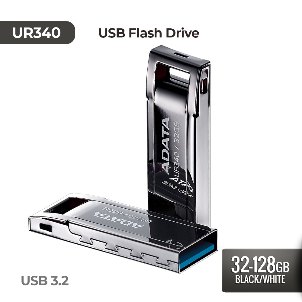 ADATA UR340 USB Flash Drive - 32GB/64GB/128GB