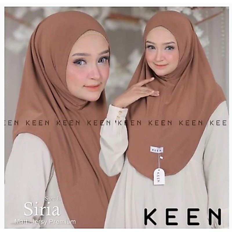 Hijab Bergo Siria Non Pet by Keen Size L Premium