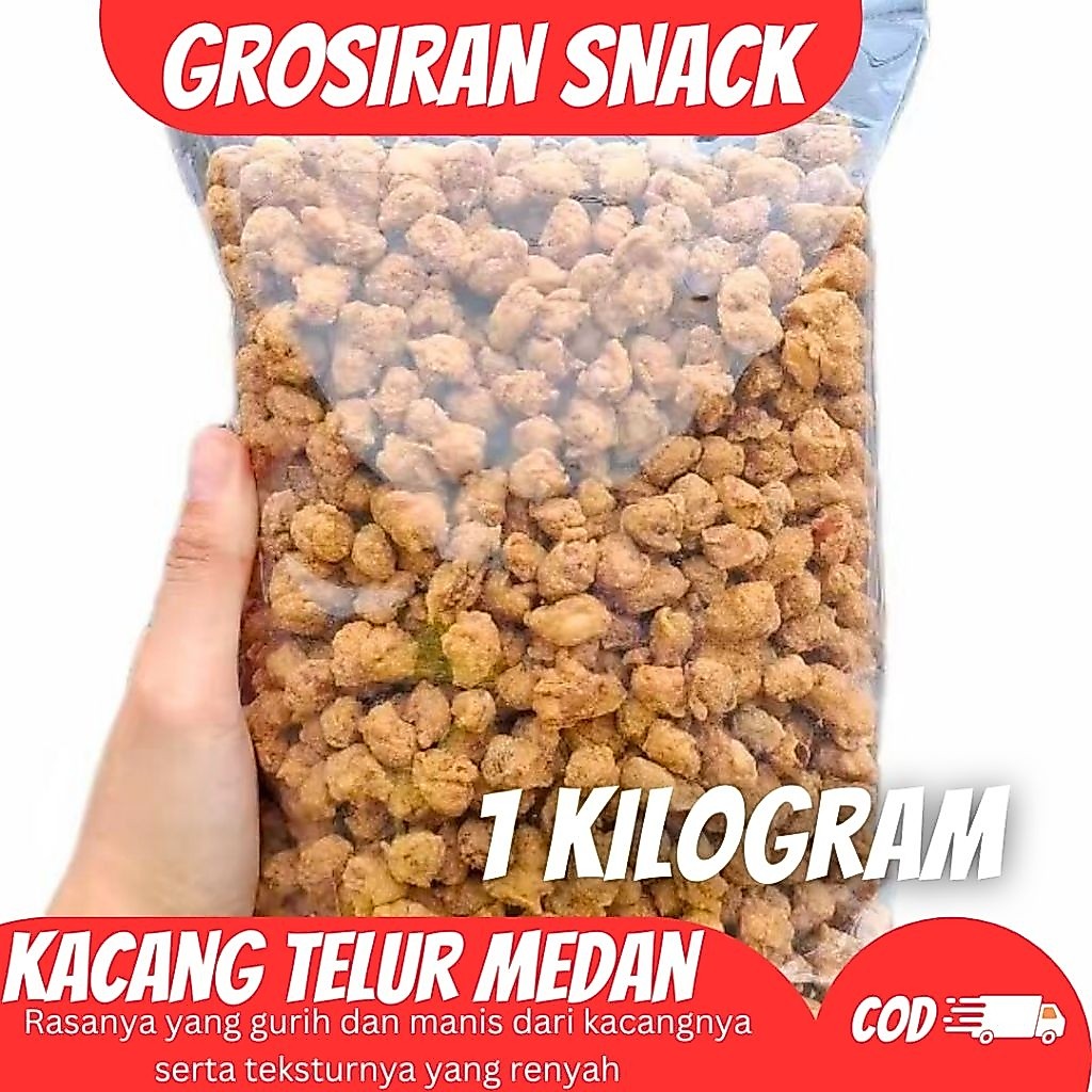 (1 KG) KACANG MEDAN / KACANG TELUR MEDAN / KACANG TELUR