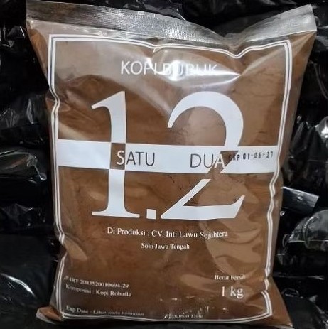 Kopi Bubuk Robusta Satu Dua Berat 1 Kg