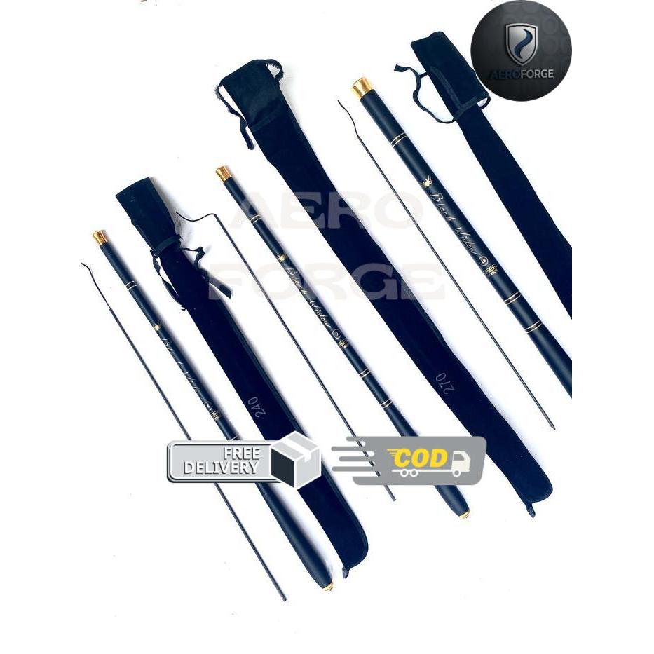 Joran Tegek Micro Fishing Milano Black Widow 240 270 450 Carbon Kuat - 240