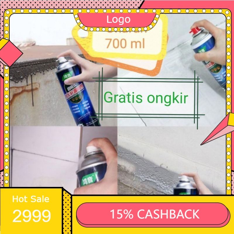 Ready  Waterproof Leak-Proof Spray Roof Glue Exterior Wall Spray Leak-Proof 700ML
