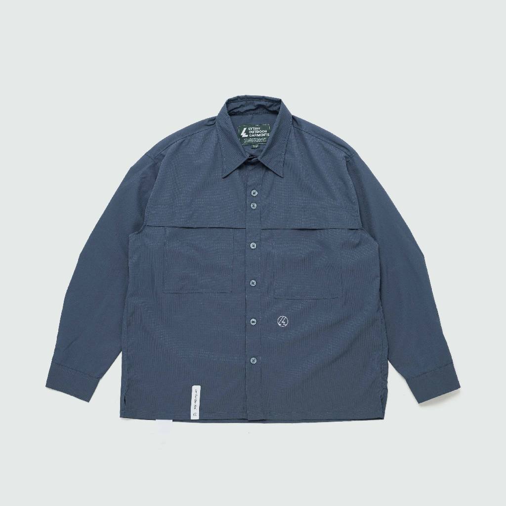 Outdoor Garments - Safari Shirt Dusty Blue - Oversized Shirt