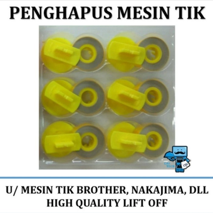 Hapusan Correction Tape / Penghapus Mesin Ketik Tik BROTHER & NAKAJIMA (Satuan/PC)