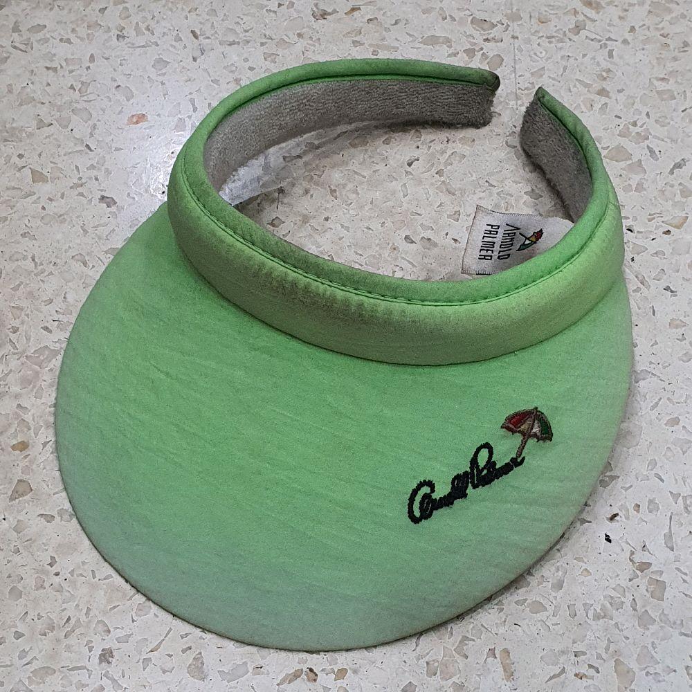 topi visor golf tennis cewek wanita caddy arnold palmer hijau preloved second